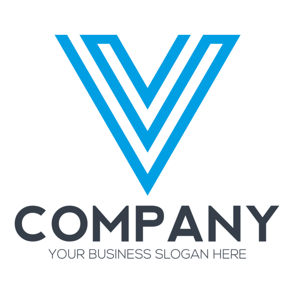 V Letter Logo PNG Vector