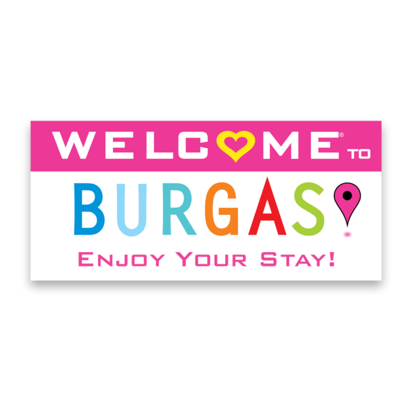 Welcome to Burgas Logo PNG Vector