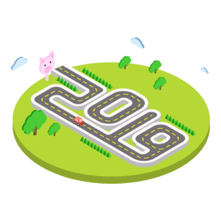 2019 road creative label material Logo PNG Vector