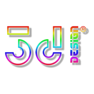 3D Design Logo PNG Vector