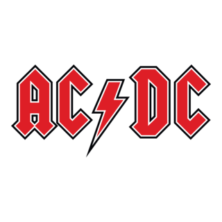 AC DC red Logo PNG Vector