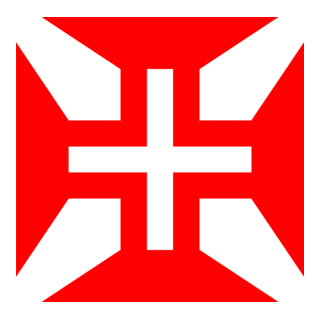 Bandeira da Ordem de Cristo Logo PNG Vector