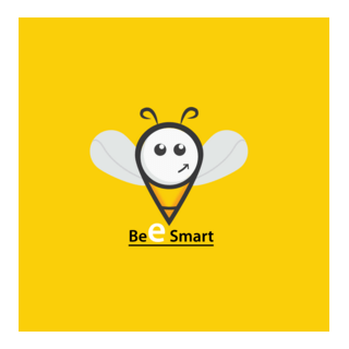 Bee Smart Logo PNG Vector