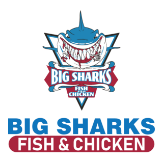 Big Sharks fish & chicken Logo PNG Vector