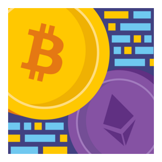 Bitcoin Flip Logo PNG Vector