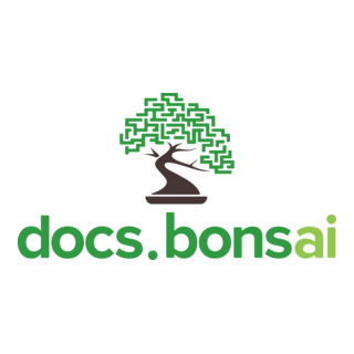 Bonsai Logo PNG Vector