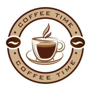 Coffee time Logo PNG Vector