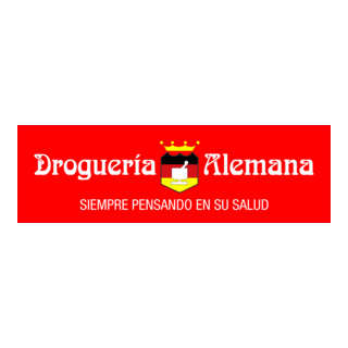 DROGUERIA ALEMANA Logo PNG Vector