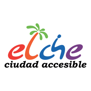 Elche Ciudad accesible Logo PNG Vector