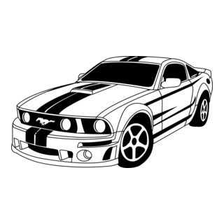FORD MUSTANG Logo PNG Vector