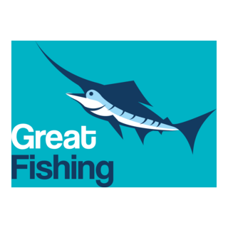 Great Fishing Logo PNG Vector