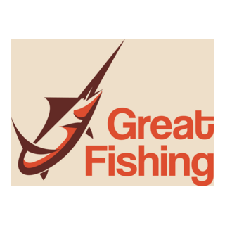 Great Fishing Logo PNG Vector