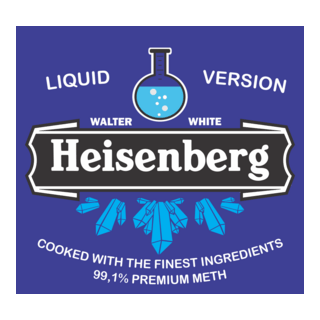 HEISENBERG BLUE LIQUID Logo PNG Vector