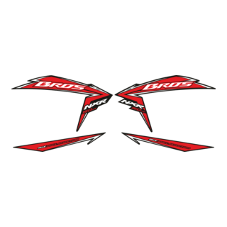 Honda Bros 150KS 2010 Logo PNG Vector