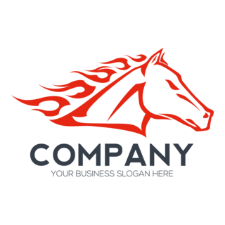 Horse Logo PNG Vector
