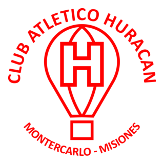 Huracán de Montecarlos Misiones Logo PNG Vector