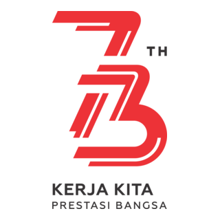 Hut RI ke 73 Logo PNG Vector