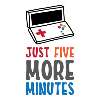 JUST FIVE MORE MINUTES Logo PNG Vector