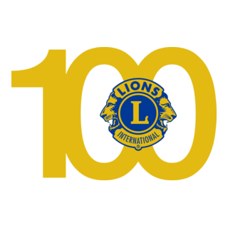 Lions Clube 100 anos Logo PNG Vector