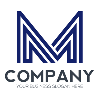 M Letter Logo PNG Vector