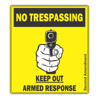 No Trespassing Logo PNG Vector