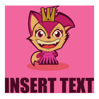 Pink fox Logo PNG Vector