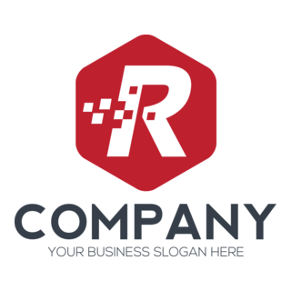 R Letter Logo PNG Vector