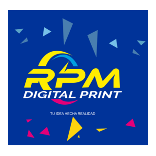 RPM DIGITAL PRINT Logo PNG Vector