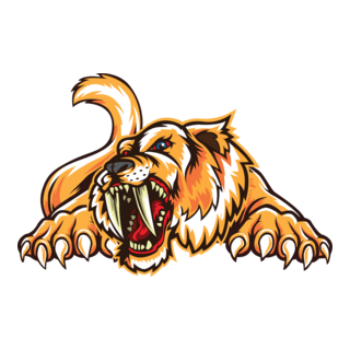 Sabertooth Mascot Logo PNG Vector