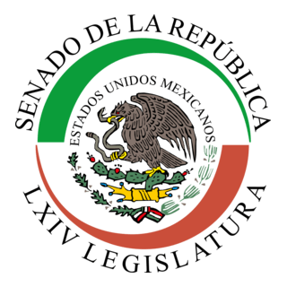 Senado Mexico LXIV Legislatura Logo PNG Vector
