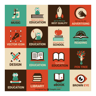 Stacked books Logo PNG Vector