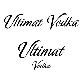 Ultimat Vodka Logo PNG Vector