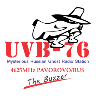 UVB 76 The Buzzer Radio Russian Logo PNG Vector
