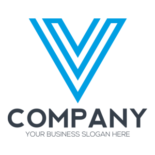 V Letter Logo PNG Vector