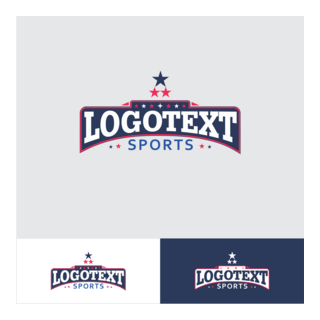 Vintage Sport Logo PNG Vector