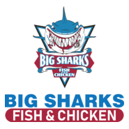Big Sharks fish & chicken Logo PNG Vector