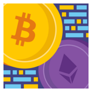 Bitcoin Flip Logo PNG Vector