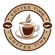 Coffee time Logo PNG Vector