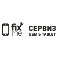 FIX me GSM servise Logo PNG Vector