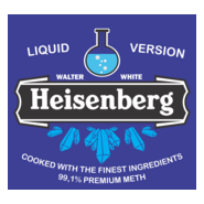 HEISENBERG BLUE LIQUID Logo PNG Vector