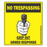 No Trespassing Logo PNG Vector