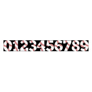 Numeros de Pelota de Baseball Logo PNG Vector
