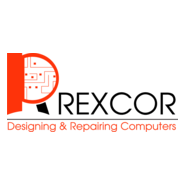 Rexcor Designing & Repairing Computers Logo PNG Vector