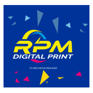 RPM DIGITAL PRINT Logo PNG Vector