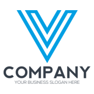 V Letter Logo PNG Vector