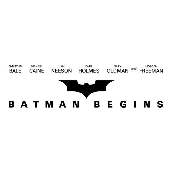 Batman Begins Logo PNG Vector