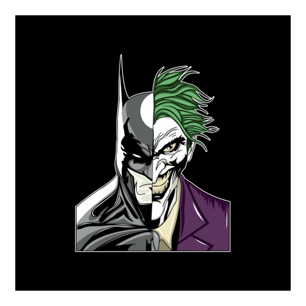 batman & joker Logo PNG Vector