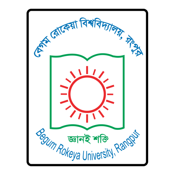 Begum Rokeya University Logo PNG Vector