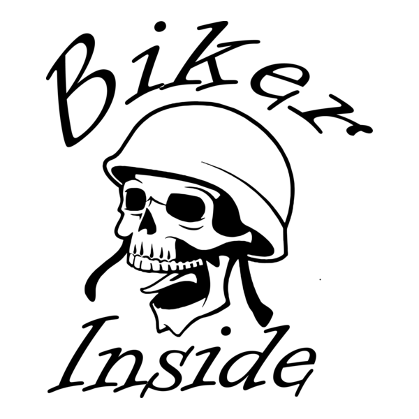 Biker inside Logo PNG Vector