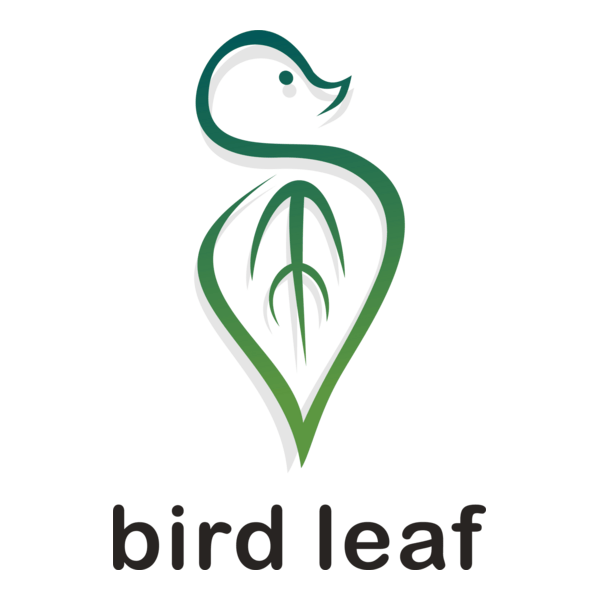 Bird leaf Logo PNG Vector